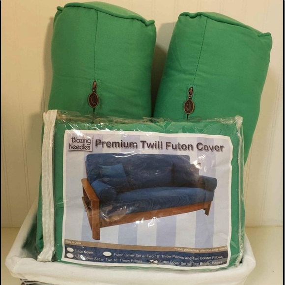 Blazing Needles 3 Piece Futon Cover Set